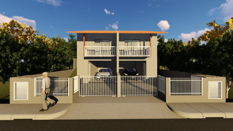 CASA COM 2 DORMITÓRIOS NO CEDRO ALTO - Brusque - 