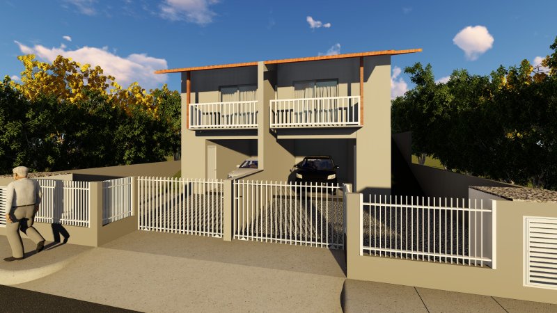 CASA COM 2 DORMITÓRIOS NO CEDRO ALTO - Brusque - 