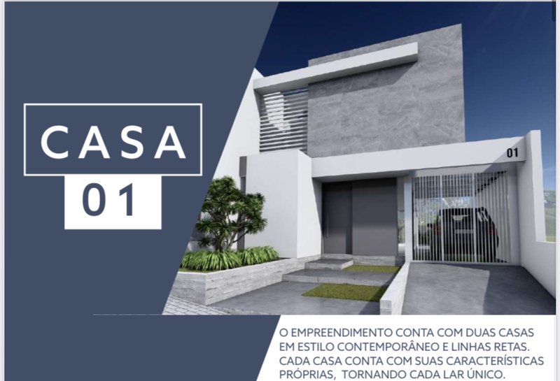 CASA DE ALTO PADRÃO COM 1 SUÍTE MAIS 2 DORMITÓRIOS NA GUABIRUBA SUL - Guabiruba - 