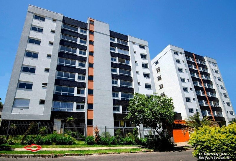 Apartamento University Place 1 suíte 74m² Paulo Setúbal Porto Alegre - 