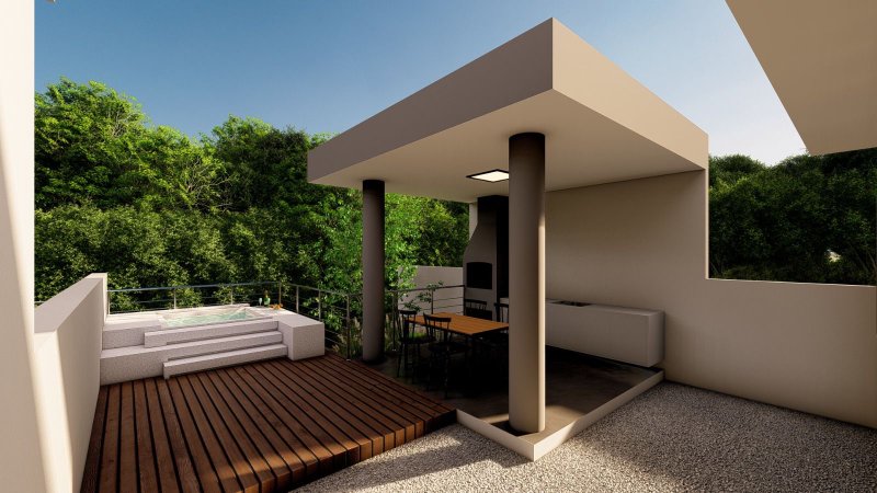 CASA COM 1 SUÍTE MAIS 2 DORMITÓRIOS NO CENTRO - Guabiruba - 