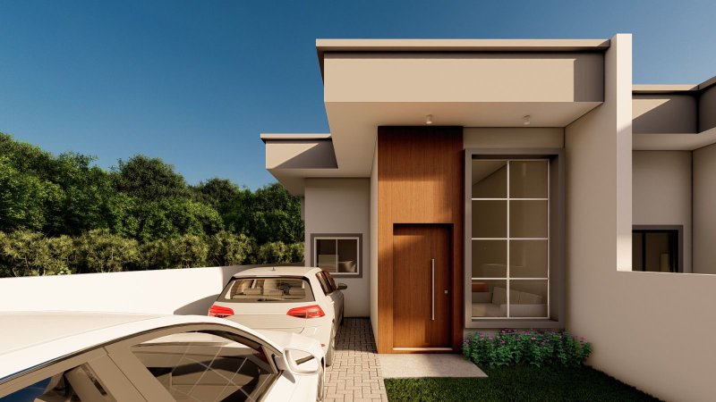 CASA COM 1 SUÍTE MAIS 2 DORMITÓRIOS NO CENTRO - Guabiruba - 