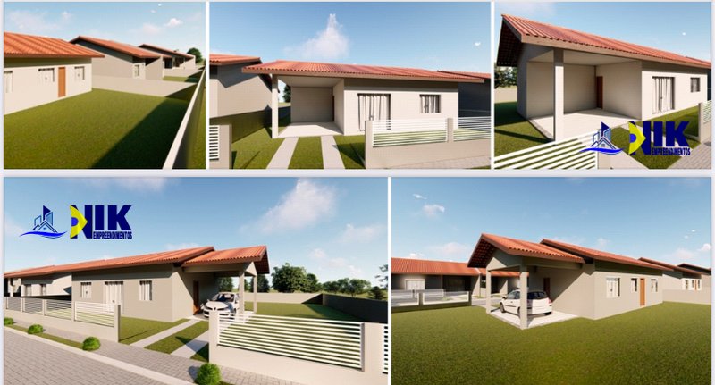 CASA COM 1 SUÍTE MAIS 2 DORMITÓRIOS NA SÃO PEDRO - Guabiruba - 
