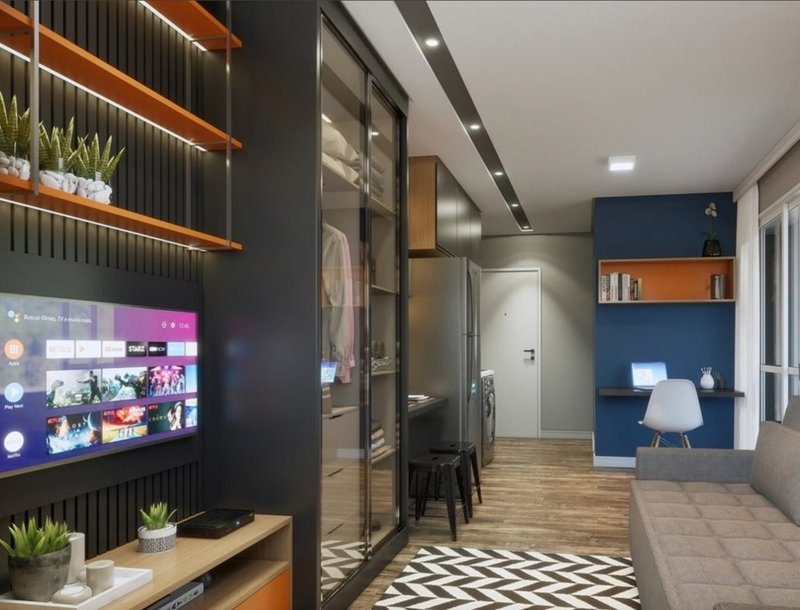 Studio a venda - Brooklin Paulista - 1 dormitório 24m² Catipara São Paulo - 