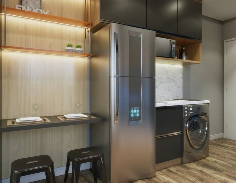 Studio a venda - Brooklin Paulista - 1 dormitório 24m² Catipara São Paulo - 