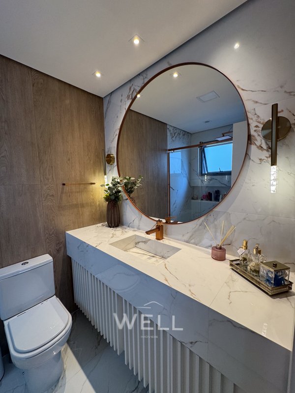 APARTAMENTO NO BAIRRO JARDIM SANTO ANDRÉ 153M2, 03 SUÍTES, 03 VAGAS - Santo André - 