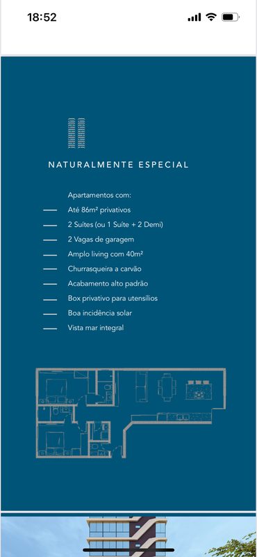 Apartamento Bombinhas 1 Suite mais 2 dormitórios - Bombinhas - 