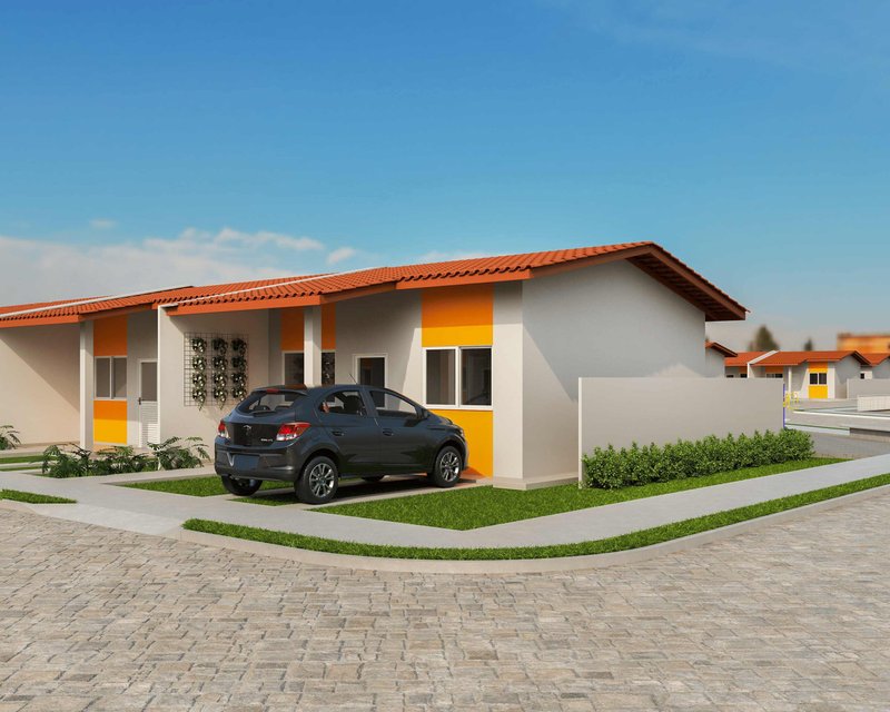 Reserva do Cajueiro - Casa com 2 quartos em condomínio fechado em Marechal Deodoro/AL - MARECHAL DEODORO - 