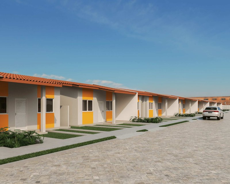Reserva do Cajueiro - Casa com 2 quartos em condomínio fechado em Marechal Deodoro/AL - MARECHAL DEODORO - 