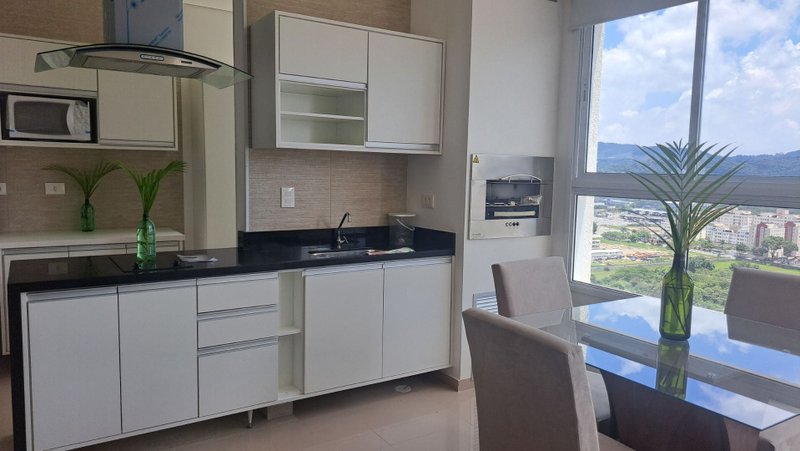 Apartamento Trend Loft no Nova Mogilar, mobiliado, andar alto - Mogi das Cruzes - 