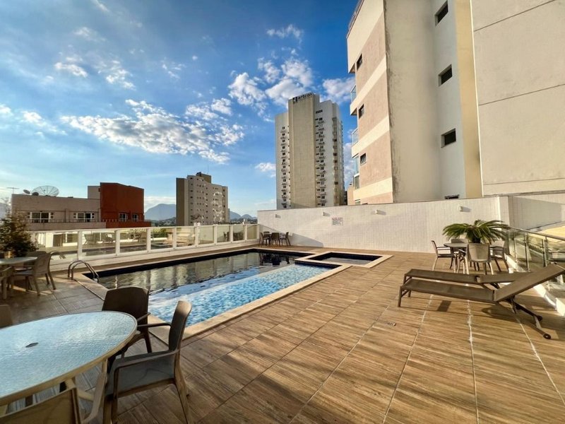 Apartamento de 3 quartos em prédio novo com lazer completo à venda no centro de Guarapari Rua Otávio Manhães de Andrade Guarapari - 