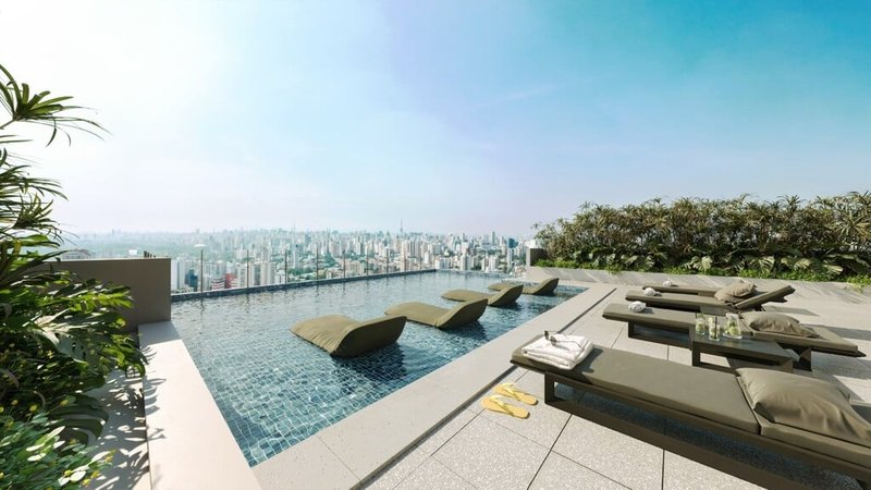 Apartamento Metroway - Residencial 2 dormitórios 42m² Três de Maio São Paulo - Piscina