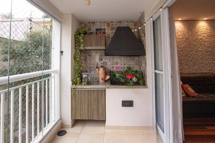 Vila Ipojuca - apartamento à venda 90mts - 3 dormitórios, 2 vagas, varanda gourmet Rua Votupoca São Paulo - 