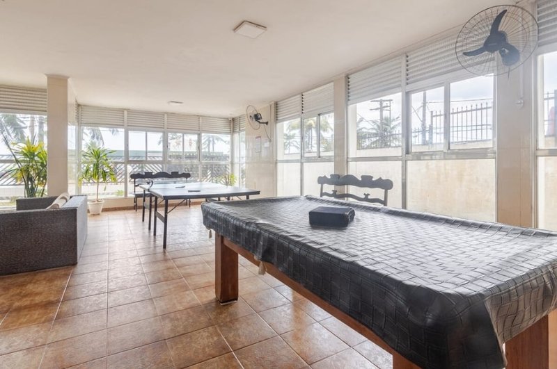 Apartamento com Vista para o Mar Mobiliado Avenida Presidente Kennedy Praia Grande - 