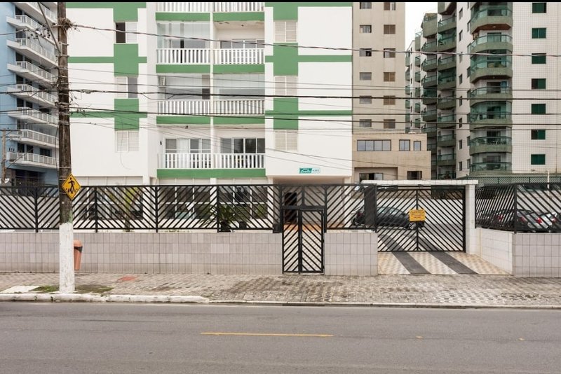 Apartamento com Vista para o Mar Mobiliado Avenida Presidente Kennedy Praia Grande - 