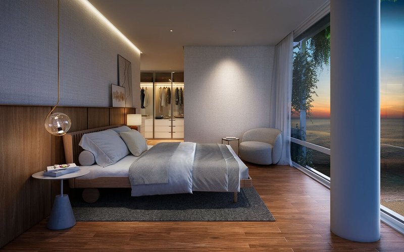 Cobertura Duplex Vero Praia Brava 320.83m² 4D Doutor Lauro Mussi Itajaí - Dormitório