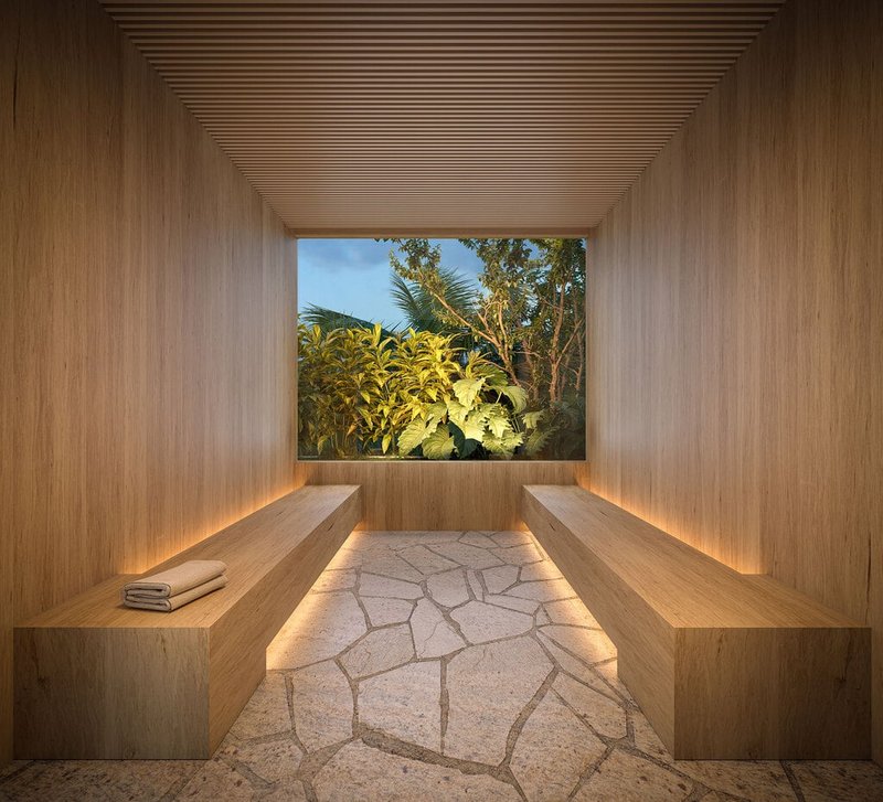 Cobertura Duplex Vero Praia Brava 320.83m² 4D Doutor Lauro Mussi Itajaí - Sauna