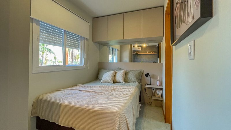 Studio Villa Pienza - Fase 3 23.78m² 1D Juca Batista Porto Alegre - Dormitório