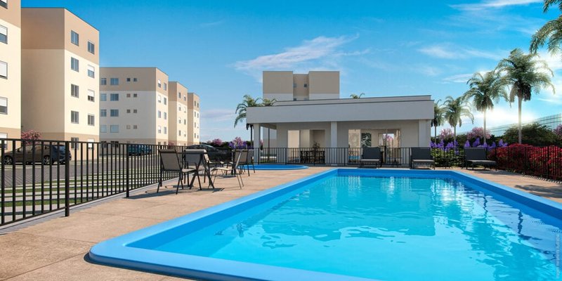 Studio Villa Pienza - Fase 3 23.78m² 1D Juca Batista Porto Alegre - Piscina