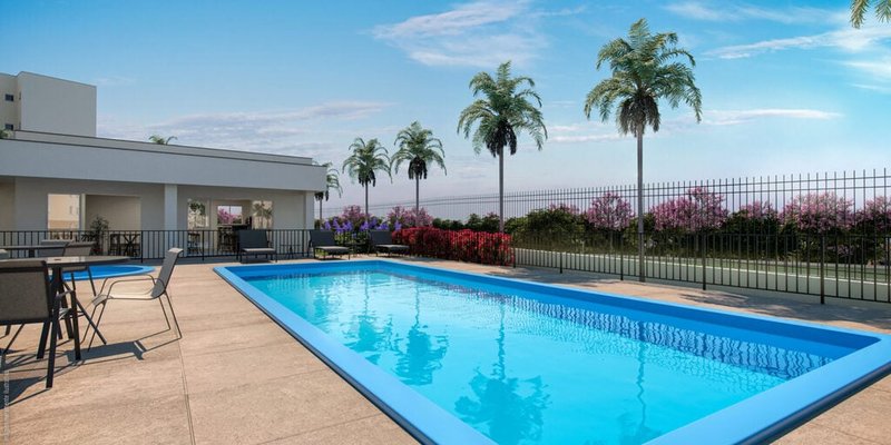 Studio Villa Pienza - Fase 3 23.78m² 1D Juca Batista Porto Alegre - Piscina