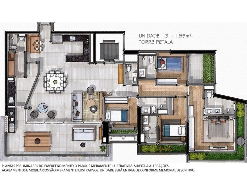 Apartamento a venda - Jardim das Acácias - 1 suíte 105m² Roque Petroni Júnior São Paulo - 
