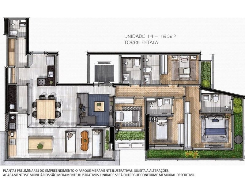 Apartamento a venda - Jardim das Acácias - 1 suíte 105m² Roque Petroni Júnior São Paulo - 