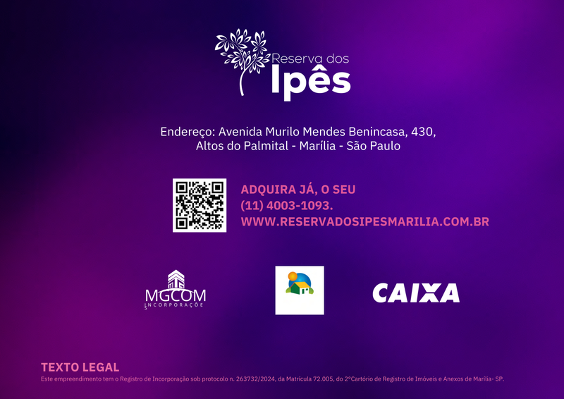 Reserva dos Ypes - Zona Norte - Marília - 