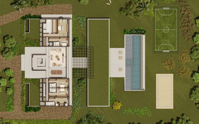CASA LÍNEA EM FAZENDA BOA VISTA Alameda dos Pínus PORTO FELIZ - 