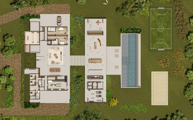 CASA LÍNEA EM FAZENDA BOA VISTA Alameda dos Pínus PORTO FELIZ - 