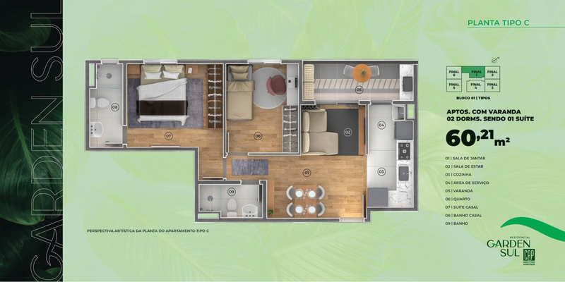 Residencial Garden Sul - ao lado do Sesi - Marília - 