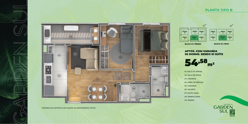 Residencial Garden Sul - ao lado do Sesi - Marília - 