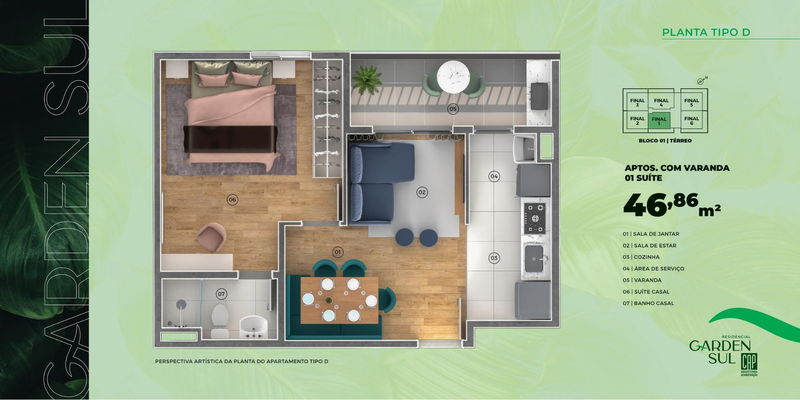 Residencial Garden Sul - ao lado do Sesi - Marília - 