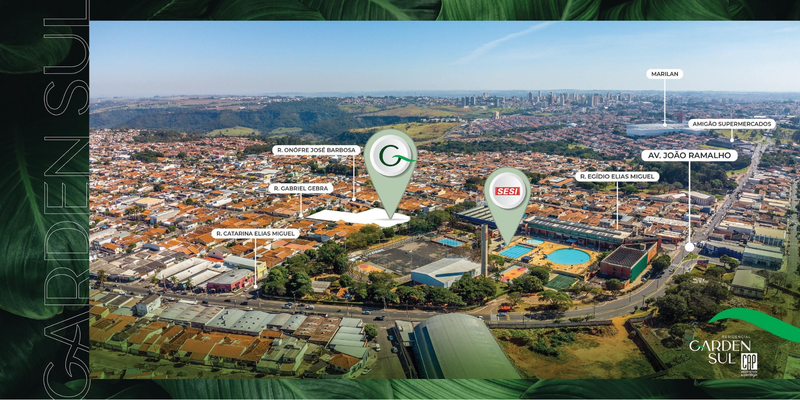 Residencial Garden Sul - ao lado do Sesi - Marília - 
