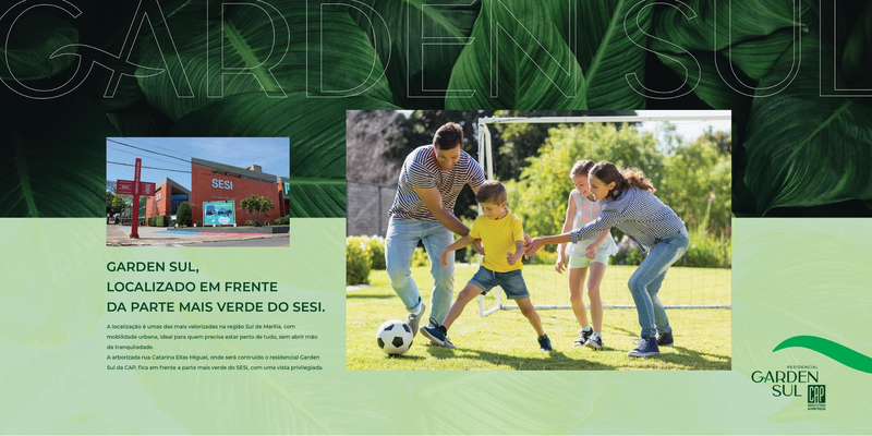 Residencial Garden Sul - ao lado do Sesi - Marília - 