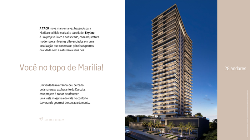 Skyline - Cascata - Marília - 