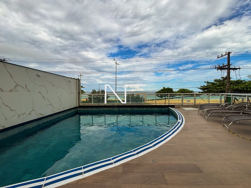 Apartamento Frente Mar com 3 Quartos e Vista Deslumbrante para o Mar Av. Est. José Júlio de Souza Vila Velha - 