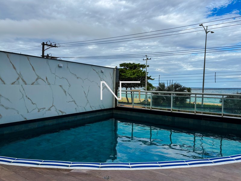 Apartamento Frente Mar com 3 Quartos e Vista Deslumbrante para o Mar Av. Est. José Júlio de Souza Vila Velha - 