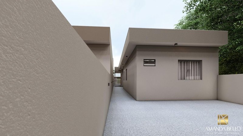 Casa Baixa com 2 suítes, mais 1 dormitório e passagem lateral - Bairro Cedro Alto - Brusque - 