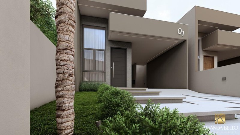 Casa Baixa com 2 suítes, mais 1 dormitório e passagem lateral - Bairro Cedro Alto - Brusque - 