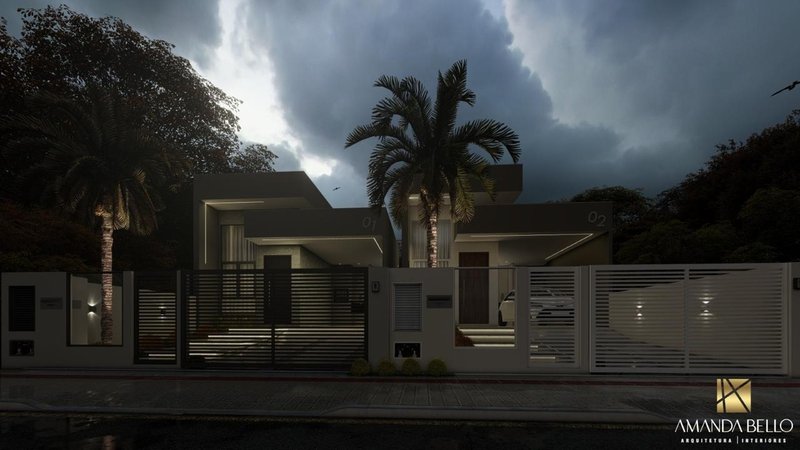 Casa Baixa com 2 suítes, mais 1 dormitório e passagem lateral - Bairro Cedro Alto - Brusque - 