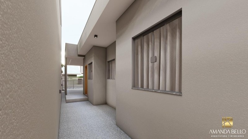 Casa Baixa com 2 suítes, mais 1 dormitório e passagem lateral - Bairro Cedro Alto - Brusque - 