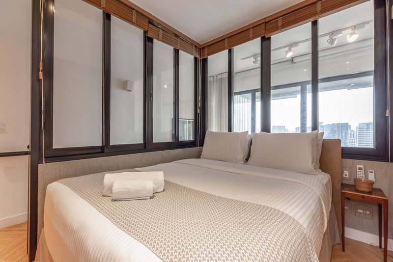 Apto duplex mobiliado e decorado em Itaim Bibi Rua Ministro Jesuíno Cardoso São Paulo - 
