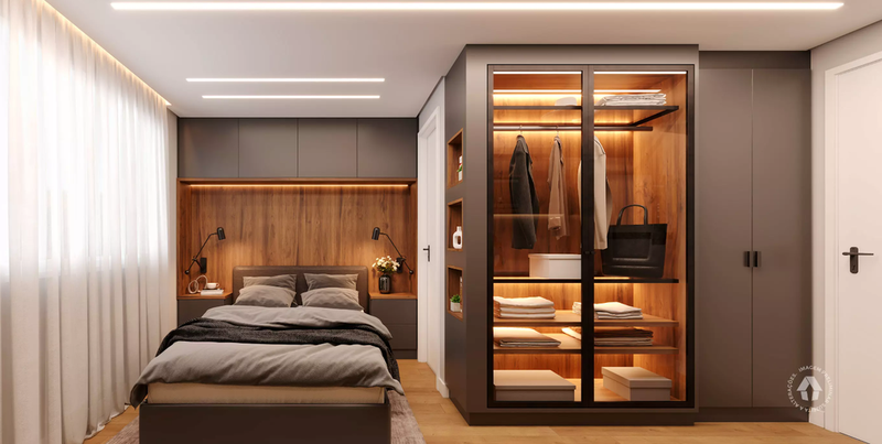 Cobertura Duplex Metrocasa Santo Amaro - Residencial 76.71m² 1D João Alfredo São Paulo - Dormitorio