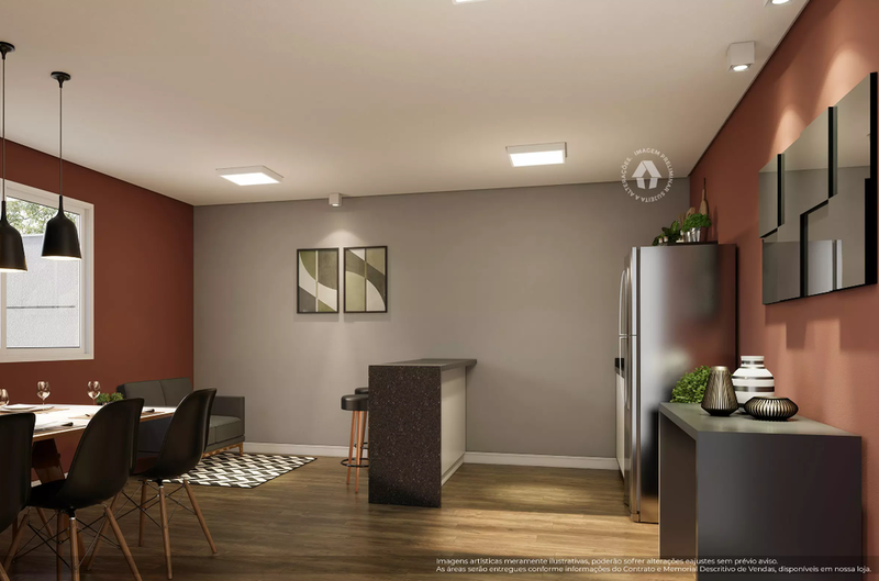 Cobertura Duplex Metrocasa Santo Amaro - Residencial 76.71m² 1D João Alfredo São Paulo - Lounge