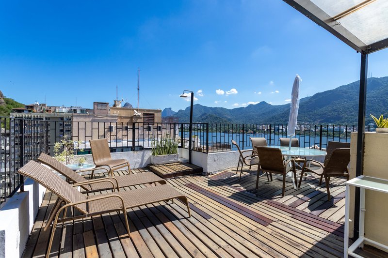 Cobertura com terraço e belo por do sol! Avenida Epitácio Pessoa Rio de Janeiro - 