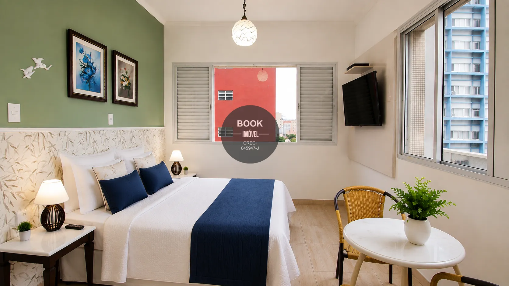 Lindo apartamento de 3 dormit&oacute;rios Vista Mar e Garagem BOX no Itarar&eacute; Rua Princesa Isabel São Vicente - 