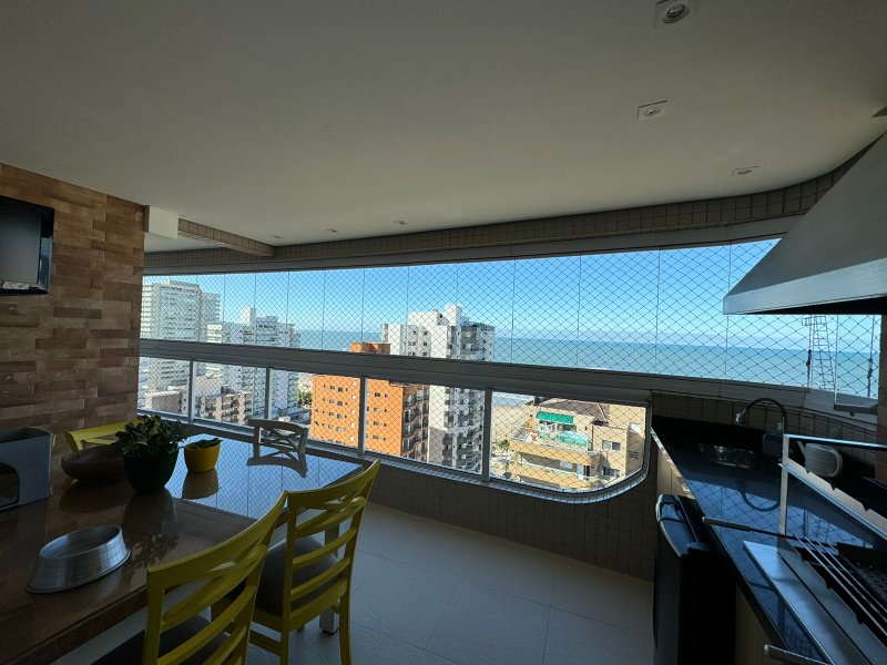 Apto Vista Mar 3 Dormitórios 3 Suítes Aviação Praia Grande - Praia Grande - 