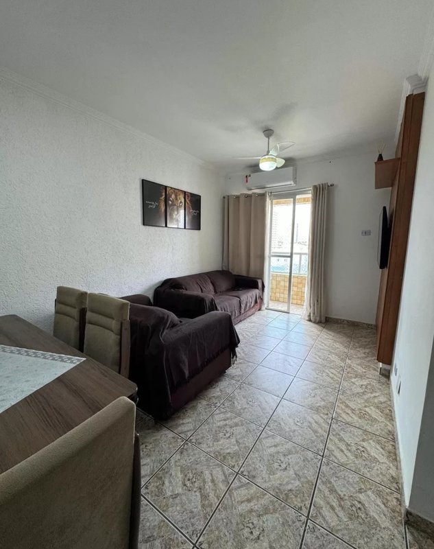 Apto de 02 Dormitórios Varanda com Vista Lateral para o Mar - Praia Grande - 