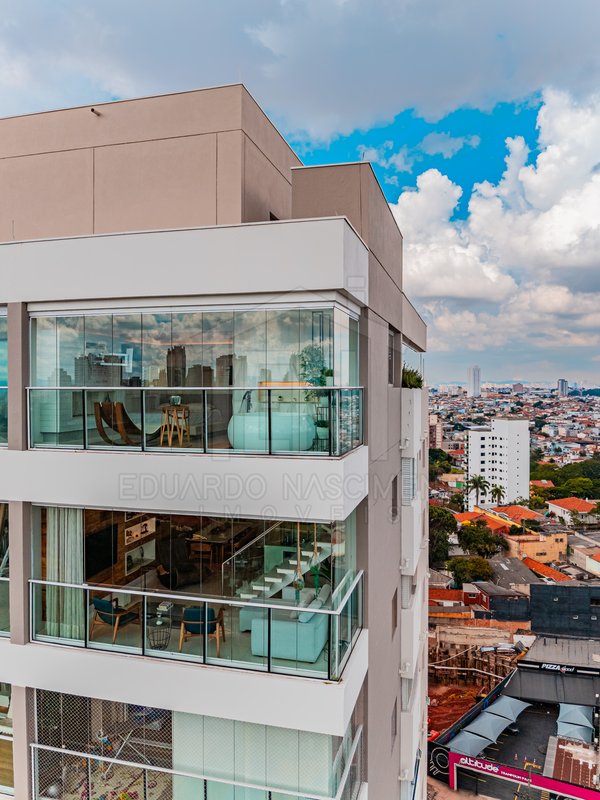 Cobertura no Anália Franco com vista para o parque ceret Rua Bimbarra São Paulo - 