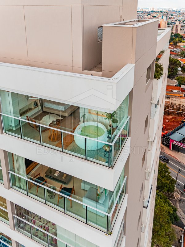Cobertura no Anália Franco com vista para o parque ceret Rua Bimbarra São Paulo - 